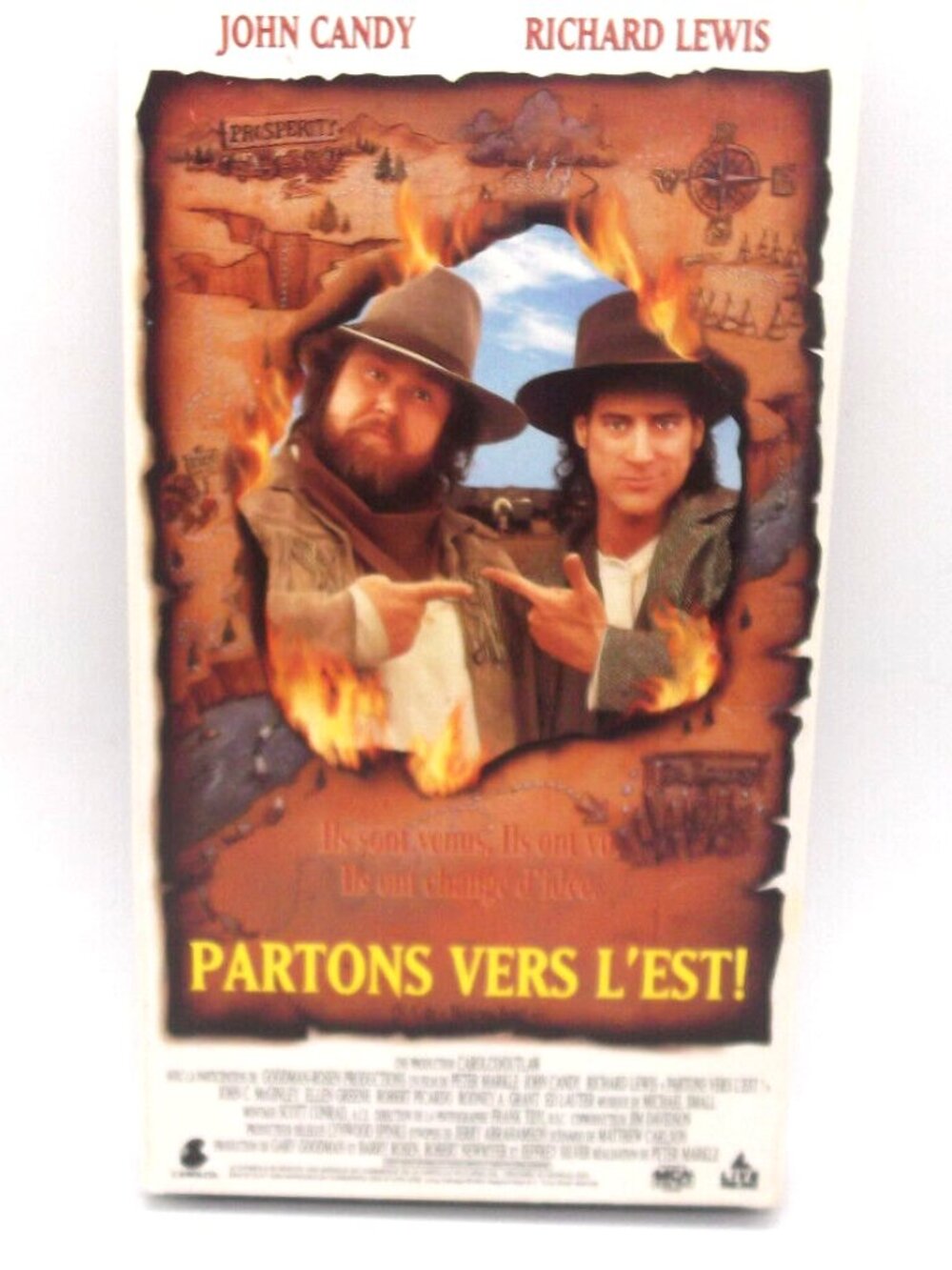 Partons Vers L'Est/ Wagon East (VHS)(French) Tested